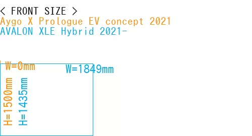 #Aygo X Prologue EV concept 2021 + AVALON XLE Hybrid 2021-